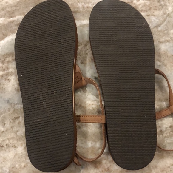 Rainbow T street leather flip flop sandals size x-large - Picture 4 of 4